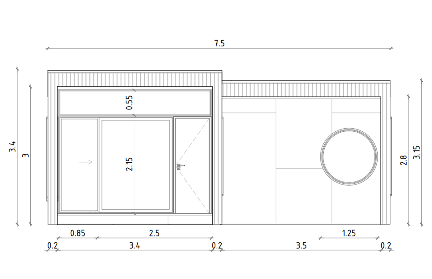 Plano lateral MOX 64